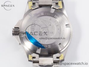 Hydroconquest 43mm SS Black Ceramic Bezel XF 1:1 Best Edition Dark Green Dial on SS Bracelet L888 - Image 15