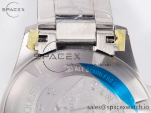 Hydroconquest 43mm SS Black Ceramic Bezel XF 1:1 Best Edition Dark Green Dial on SS Bracelet L888 - Image 16