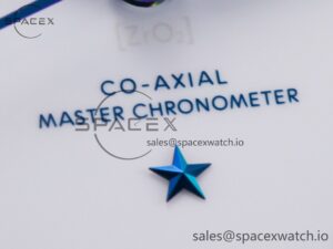 Constellation 41mm Blue Ceramic Bezel SS SBF 1:1 Best Edition White Dial on SS Bracelet A8900 - Image 8