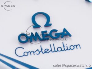 Constellation 41mm Blue Ceramic Bezel SS SBF 1:1 Best Edition White Dial on SS Bracelet A8900 - Image 7