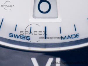 Constellation 41mm Blue Ceramic Bezel SS SBF 1:1 Best Edition White Dial on SS Bracelet A8900 - Image 10