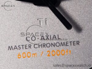 Planet Ocean 43.5mm Ti VSF 1:1 Best Edition Black/Orange Bezel Gray Dial on Gray Nylon Strap A8900 - Image 9