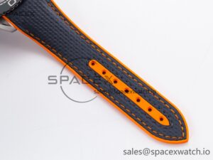 Planet Ocean 43.5mm Ti VSF 1:1 Best Edition Black/Orange Bezel Gray Dial on Gray Nylon Strap A8900 - Image 23