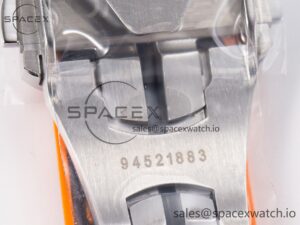 Planet Ocean 43.5mm Ti VSF 1:1 Best Edition Black/Orange Bezel Gray Dial on Gray Nylon Strap A8900 - Image 33