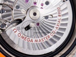 Planet Ocean 43.5mm Ti VSF 1:1 Best Edition Black/Orange Bezel Gray Dial on Gray Nylon Strap A8900 - Image 17