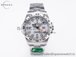 Explorer II 42mm 226570 904L SS C+F 1:1 Best Edition White Dial on Bracelet VR3285 CHS