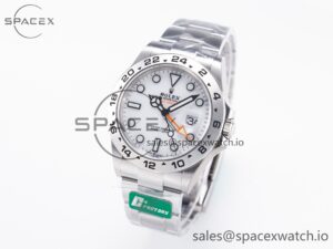 Explorer II 42mm 226570 904L SS C+F 1:1 Best Edition White Dial on Bracelet VR3285 CHS - Image 4