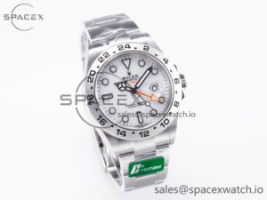 Explorer II 42mm 226570 904L SS C+F 1:1 Best Edition White Dial on Bracelet VR3285 CHS - Image 5