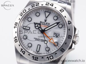 Explorer II 42mm 226570 904L SS C+F 1:1 Best Edition White Dial on Bracelet VR3285 CHS - Image 2