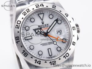 Explorer II 42mm 226570 904L SS C+F 1:1 Best Edition White Dial on Bracelet VR3285 CHS - Image 3