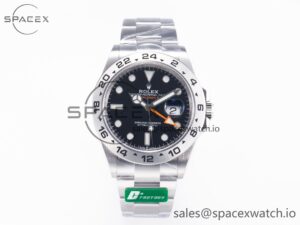 Explorer II 42mm 226570 904L SS C+F 1:1 Best Edition Black Dial on Bracelet VR3285 CHS