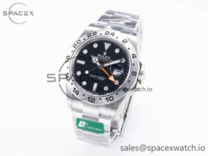 Explorer II 42mm 226570 904L SS C+F 1:1 Best Edition Black Dial on Bracelet VR3285 CHS - Image 4