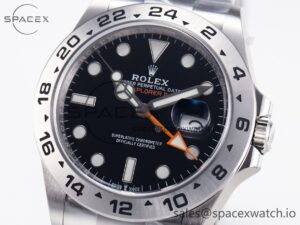 Explorer II 42mm 226570 904L SS C+F 1:1 Best Edition Black Dial on Bracelet VR3285 CHS - Image 2