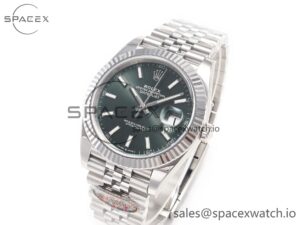 DateJust 41 126334 Clean 1:1 Best Edition 904 L Steel Mint Green Dial on Jubilee Bracelet VR 3235 - Image 4
