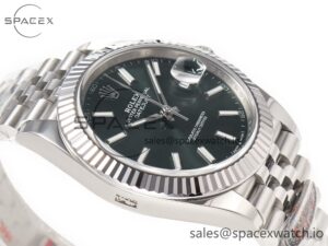 DateJust 41 126334 Clean 1:1 Best Edition 904 L Steel Mint Green Dial on Jubilee Bracelet VR 3235 - Image 6