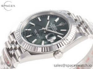 DateJust 41 126334 Clean 1:1 Best Edition 904 L Steel Mint Green Dial on Jubilee Bracelet VR 3235 - Image 5
