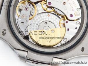 Nautilus 5712 SS PPF 1:1 Best Edition Blue Dial on Black Leather Strap A240 Super Clone V2 - Image 21