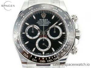 2023 Daytona 126500 AR+F 1:1 Best Edition 904L SS Case and Bracelet Black Dial SA4131 - Image 2
