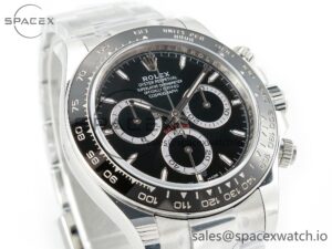 2023 Daytona 126500 AR+F 1:1 Best Edition 904L SS Case and Bracelet Black Dial SA4131 - Image 3