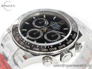 2023 Daytona 126500 AR+F 1:1 Best Edition 904L SS Case and Bracelet Black Dial SA4131 - Image 5