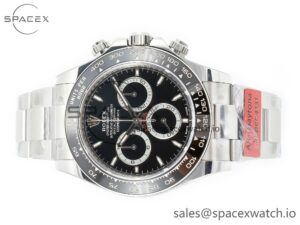 2023 Daytona 126500 AR+F 1:1 Best Edition 904L SS Case and Bracelet Black Dial SA4131 - Image 8