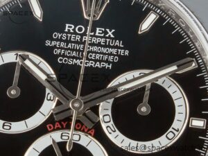 2023 Daytona 126500 AR+F 1:1 Best Edition 904L SS Case and Bracelet Black Dial SA4131 - Image 10