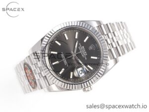 DateJust 126334 904L SS Clean Best Edition Gray Rhodium Dial on Jubilee Bracelet S3235 - Image 7