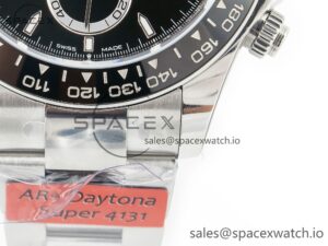 2023 Daytona 126500 AR+F 1:1 Best Edition 904L SS Case and Bracelet Black Dial SA4131 - Image 13