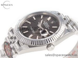 DateJust 126334 904L SS Clean Best Edition Gray Rhodium Dial on Jubilee Bracelet S3235 - Image 5