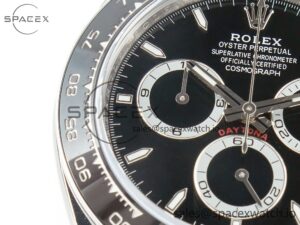 2023 Daytona 126500 AR+F 1:1 Best Edition 904L SS Case and Bracelet Black Dial SA4131 - Image 9