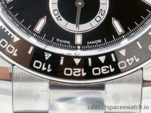 2023 Daytona 126500 AR+F 1:1 Best Edition 904L SS Case and Bracelet Black Dial SA4131 - Image 12