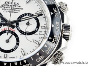 2023 Daytona 126500 AR+F 1:1 Best Edition 904L SS Case and Bracelet White Dial SA4131 - Image 11