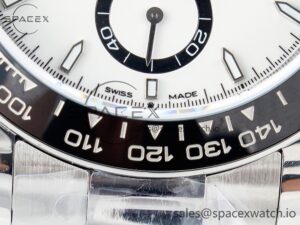 2023 Daytona 126500 AR+F 1:1 Best Edition 904L SS Case and Bracelet White Dial SA4131 - Image 12