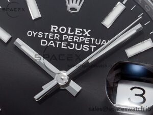 DateJust 36 126234 904L SS Clean 1:1 Best Edition Fluted Bezel Black Dial on Jubilee Bracelet VR3235 - Image 10