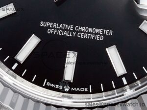 DateJust 36 126234 904L SS Clean 1:1 Best Edition Fluted Bezel Black Dial on Jubilee Bracelet VR3235 - Image 11