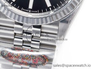DateJust 36 126234 904L SS Clean 1:1 Best Edition Fluted Bezel Black Dial on Jubilee Bracelet VR3235 - Image 12