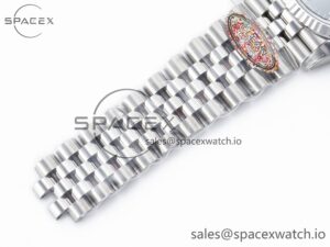 DateJust 36 126234 904L SS Clean 1:1 Best Edition Fluted Bezel Black Dial on Jubilee Bracelet VR3235 - Image 25