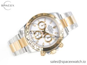 Daytona 116503 Clean 1:1 Best Edition 904L SS Case and Bracelet White Dial SA4130 - Image 7