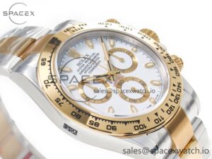 Daytona 116503 Clean 1:1 Best Edition 904L SS Case and Bracelet White Dial SA4130 - Image 6