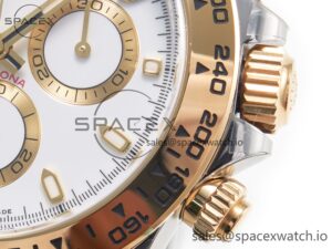 Daytona 116503 Clean 1:1 Best Edition 904L SS Case and Bracelet White Dial SA4130 - Image 11