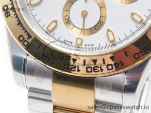 Daytona 116503 Clean 1:1 Best Edition 904L SS Case and Bracelet White Dial SA4130 - Image 12