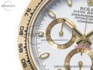 Daytona 116503 Clean 1:1 Best Edition 904L SS Case and Bracelet White Dial SA4130 - Image 9