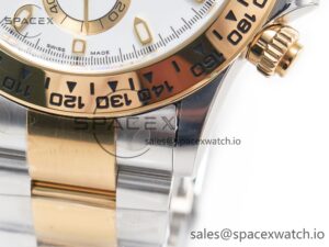 Daytona 116503 Clean 1:1 Best Edition 904L SS Case and Bracelet White Dial SA4130 - Image 13