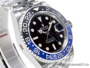 GMT-Master II 126710 BLNR Clean Black/Blue Ceramic 904L Steel Best Edition on Jubilee Bracelet DD3285 - Image 3