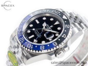 GMT-Master II 126710 BLNR Clean Black/Blue Ceramic 904L Steel Best Edition on Jubilee Bracelet DD3285 - Image 5