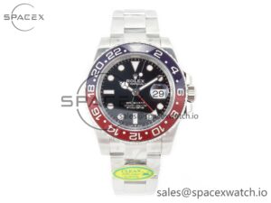 GMT-Master II 126710 BLRO Blue/Red Ceramic Clean Factory Best Edition on Bracelet DD3285 CHS V2