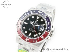 GMT-Master II 126710 BLRO Blue/Red Ceramic Clean Factory Best Edition on Bracelet DD3285 CHS V2 - Image 4