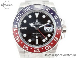 GMT-Master II 126710 BLRO Blue/Red Ceramic Clean Factory Best Edition on Bracelet DD3285 CHS V2 - Image 2