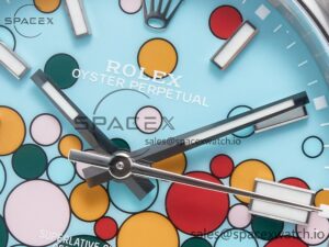 Oyster Perpetual 41mm 124300 Clean 1:1 Best Edition 904L Steel Balloon Dial on SS Bracelet VR3230 - Image 9