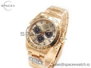 Daytona 116508 Clean Best Edition 904L Steel YG/Black Dial on YG Bracelet SA4130 - Image 4